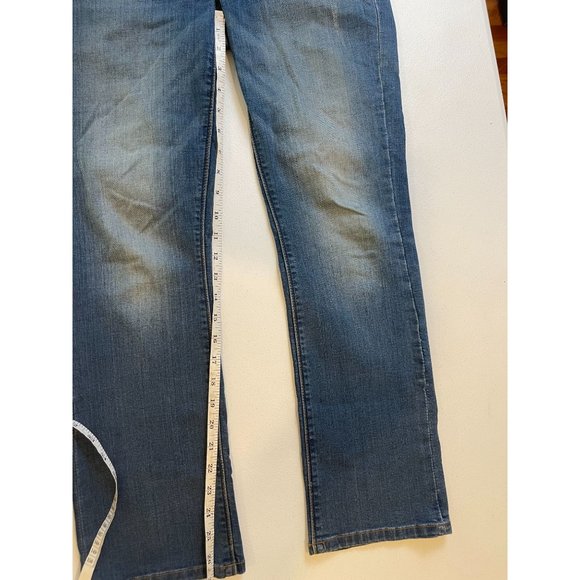 Kensie Women's Jeans Straight Leg Mid Rise Five Design Pockets Blue Size 6/28 - Picture 6 of 10